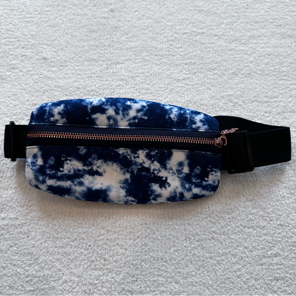 Blue Tie Dye Belt Bag / Fanny Pack